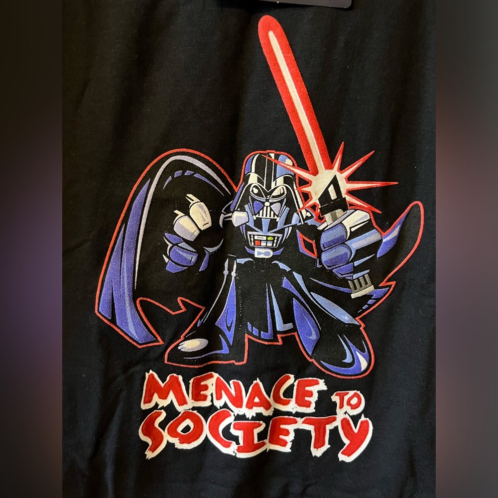 NWT Kids Star Wars Darth Vader Menace to Society T-Shirt